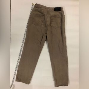 "Faded glory, authentic blue jeans" size 10, beige